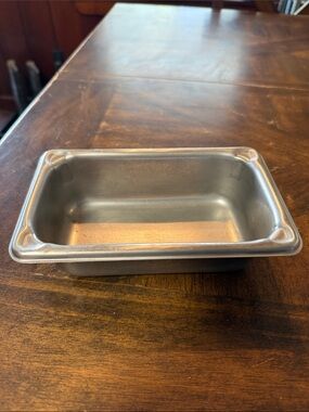 Stainless steel mini loaf pan super pan no 3092-2 m23 in good used condition
